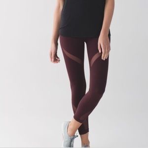 Lululemon high times mesh leggings!